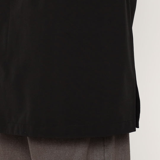 Men's 3-Layer Cloth Balmacaan Mid-length Coat