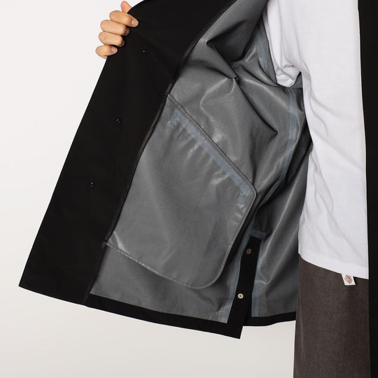 Men's 3-Layer Cloth Balmacaan Mid-length Coat