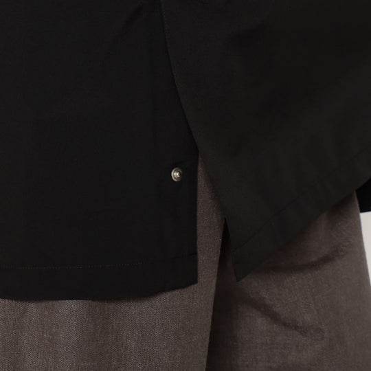 Men's 3-Layer Cloth Balmacaan Mid-length Coat