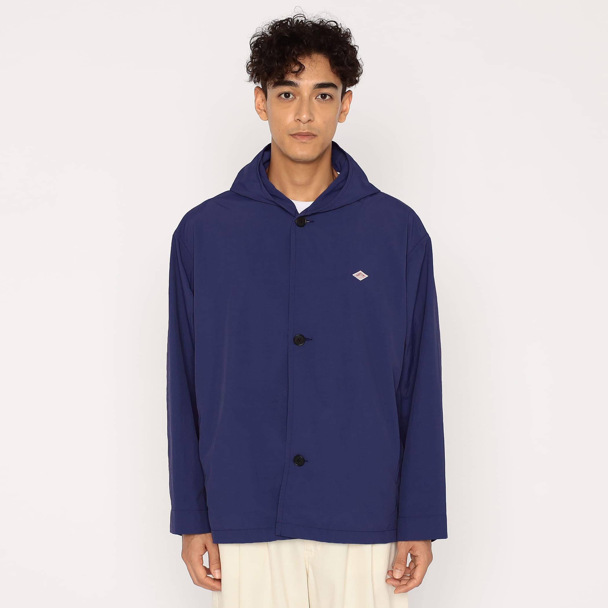 DANTON Men's Nylon Tusser Hooded Jacket