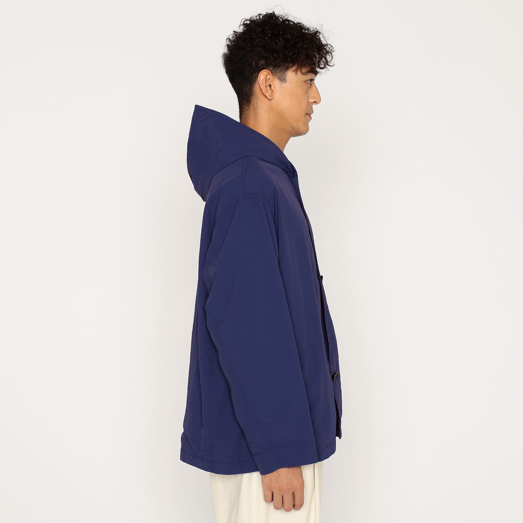 DANTON MEN'S NYLON TUSSER JACKET ネイビー DANTON Men's Nylon Tusser Hooded Jacket