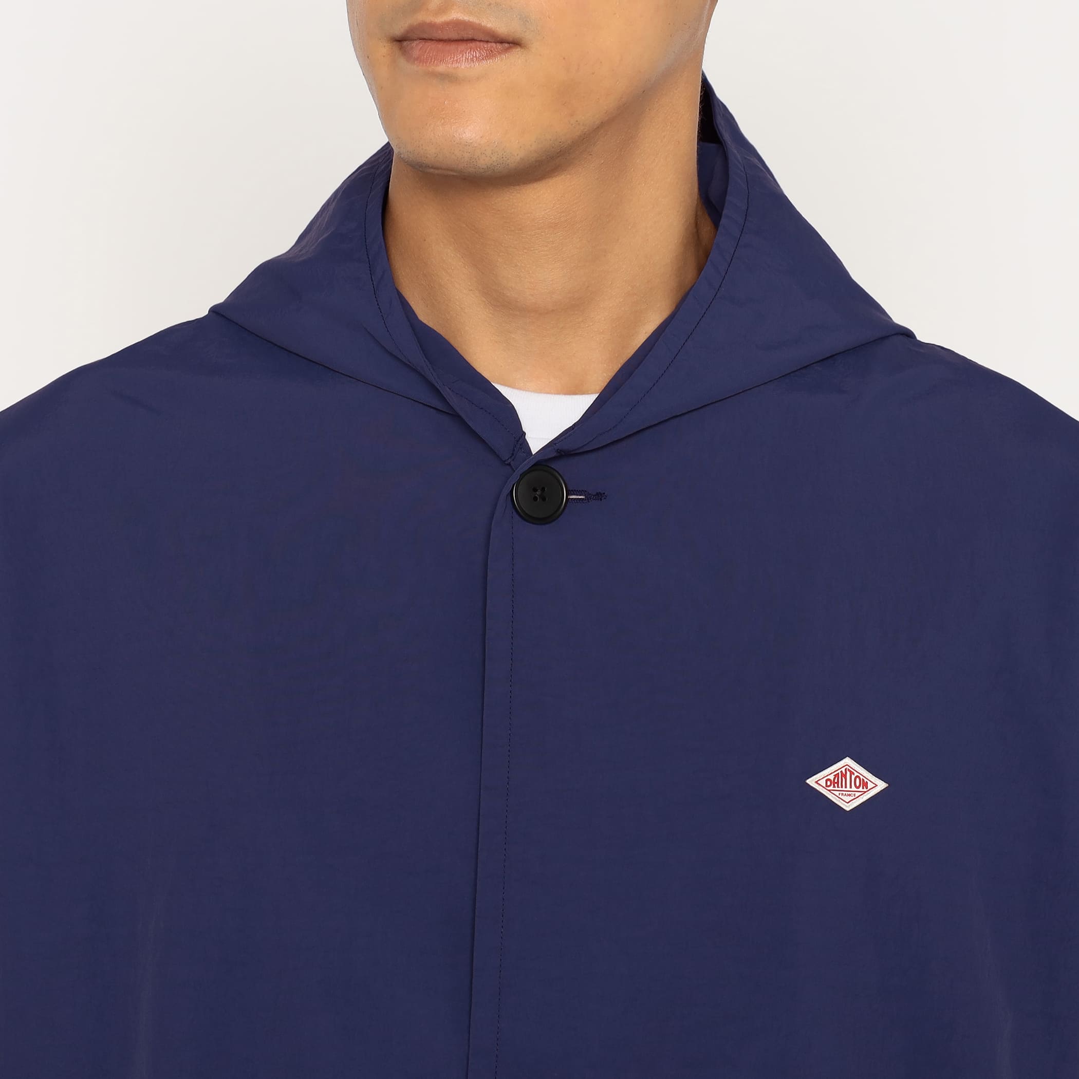 DANTON MEN'S NYLON TUSSER JACKET ネイビー DANTON Men's Nylon Tusser Hooded Jacket