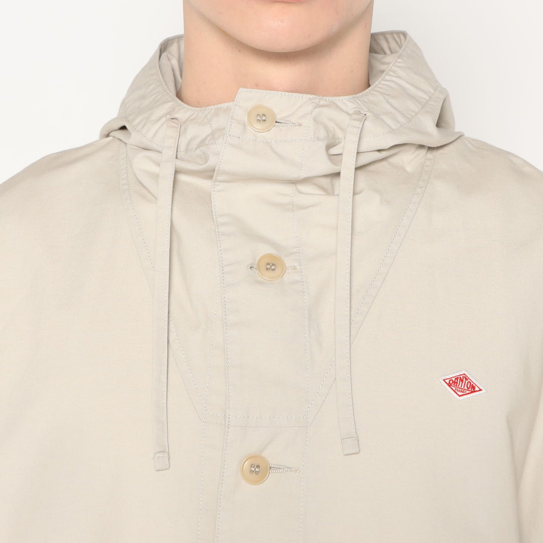 Men's Downproof Hooded Jacket