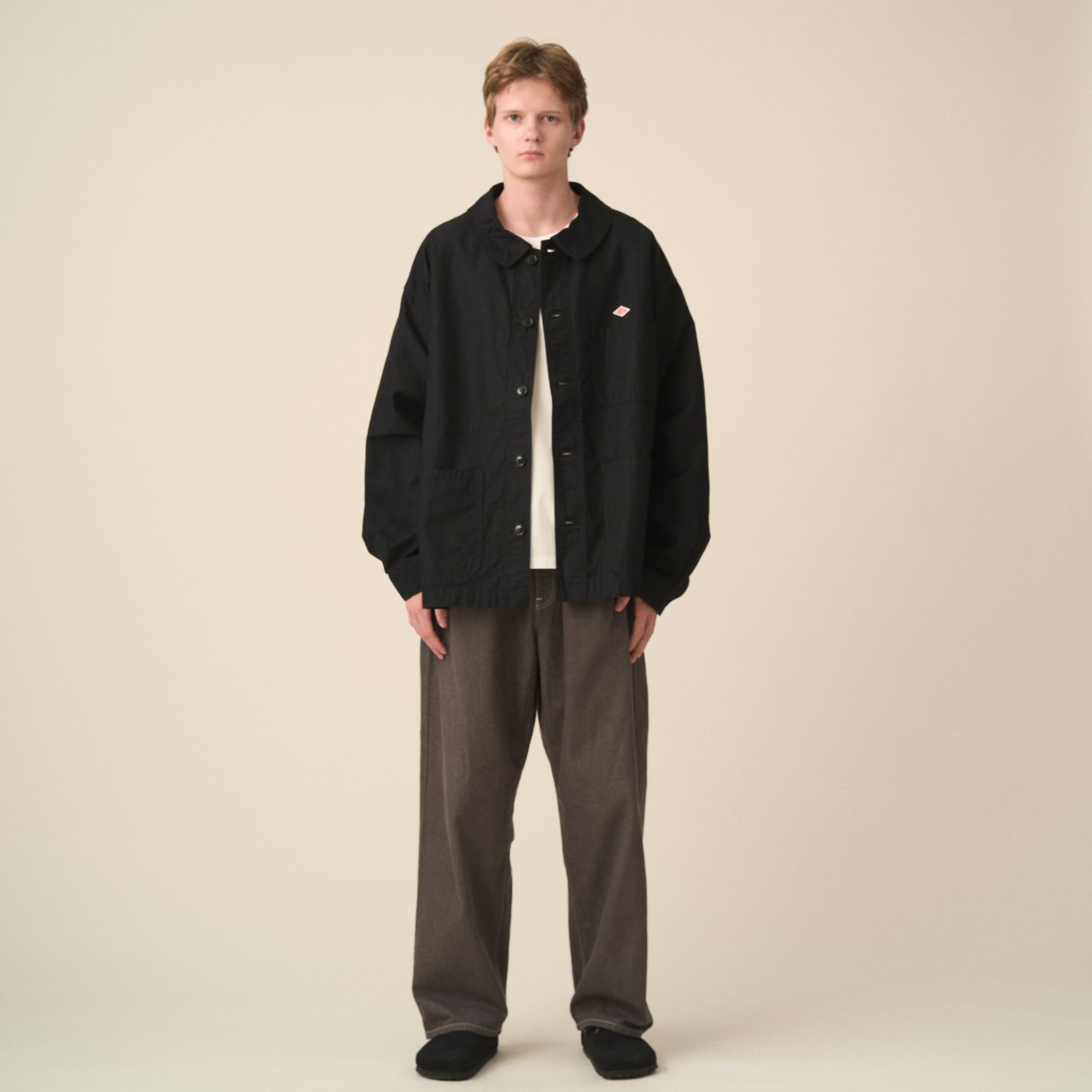 DANTON Men's Moleskin Wide Coverall Jacket