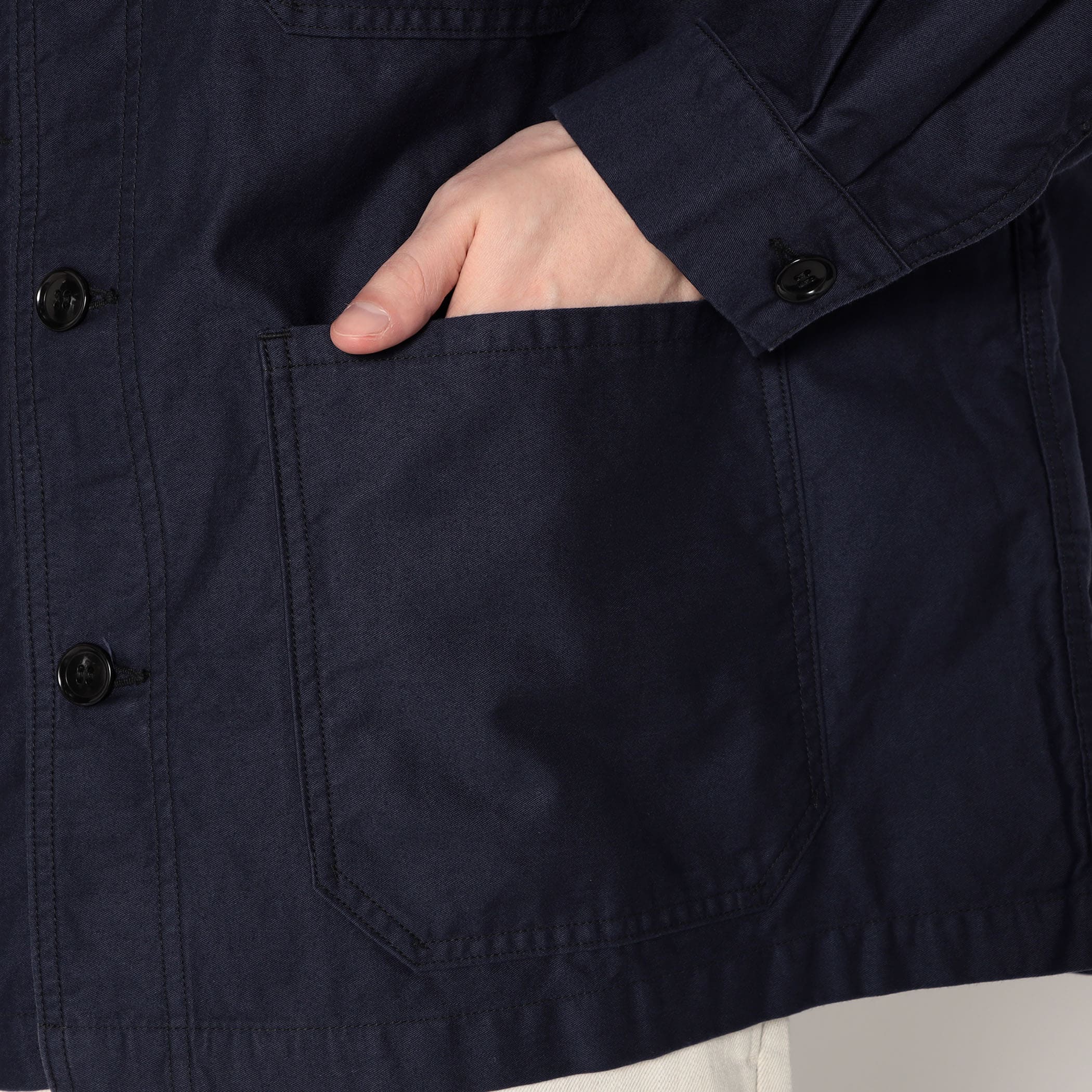 DANTON Men's Moleskin Wide Coverall Jacket