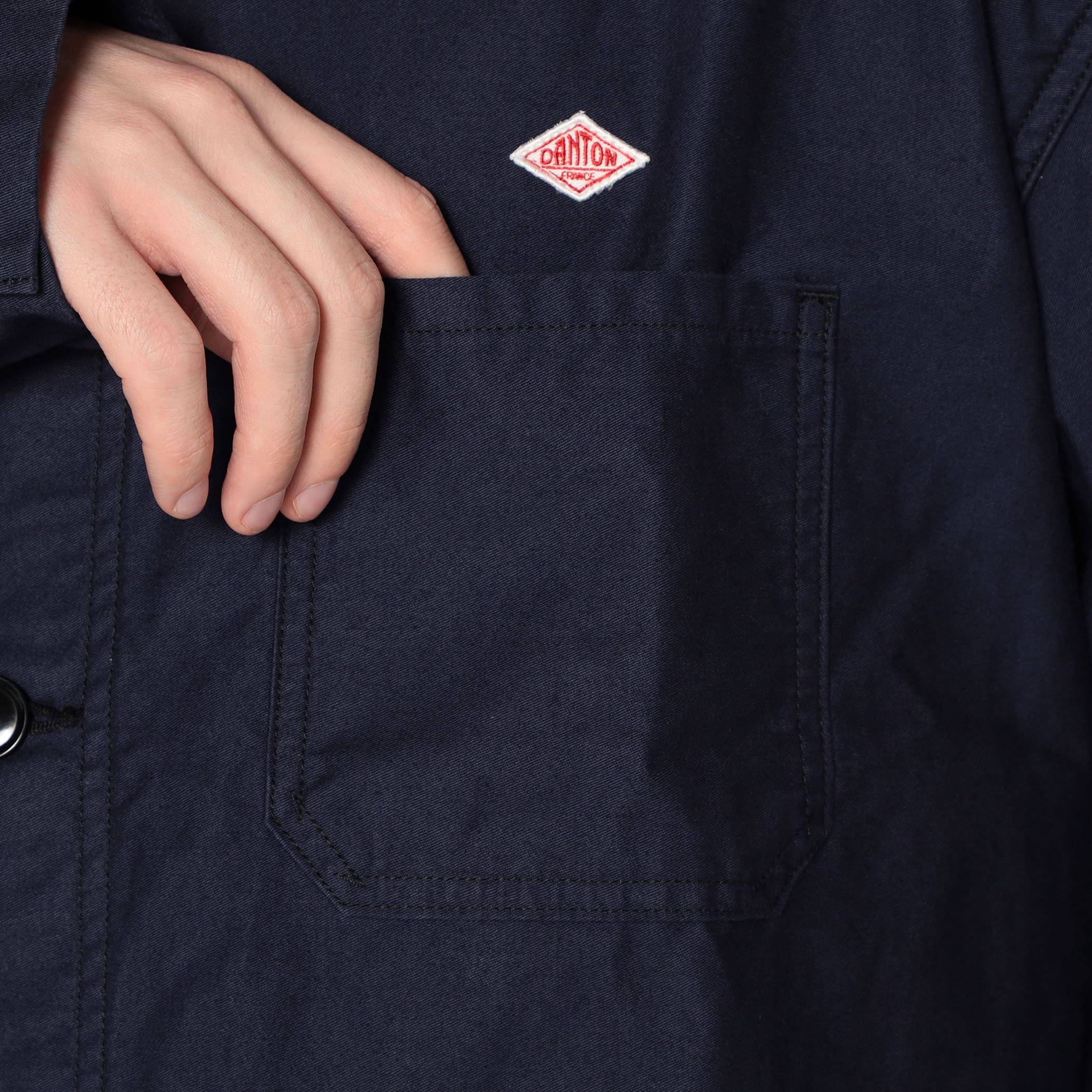 DANTON Men's Moleskin Wide Coverall Jacket