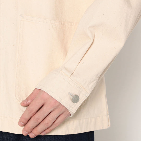 Men's Cotton Drill Collarless Jacket