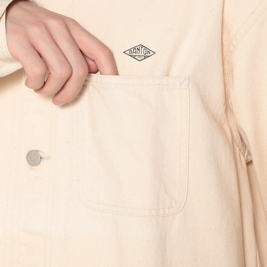 Men's Cotton Drill Collarless Jacket