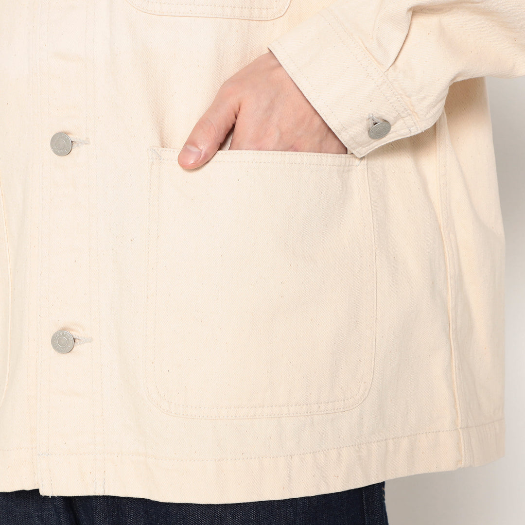 Men's Cotton Drill Collarless Jacket