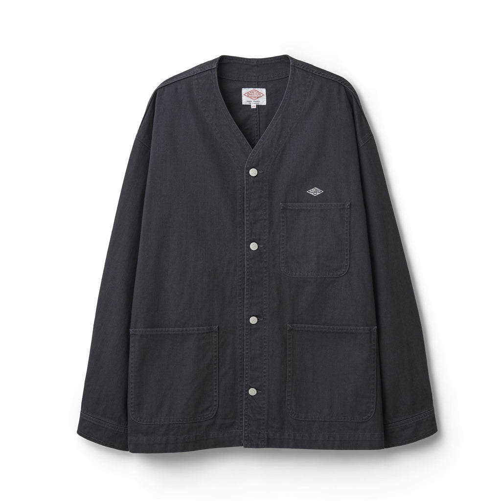 Cotton Drill Collarless Jacket 42 セットアップ DNB261M101-0020_01_1024x1024.