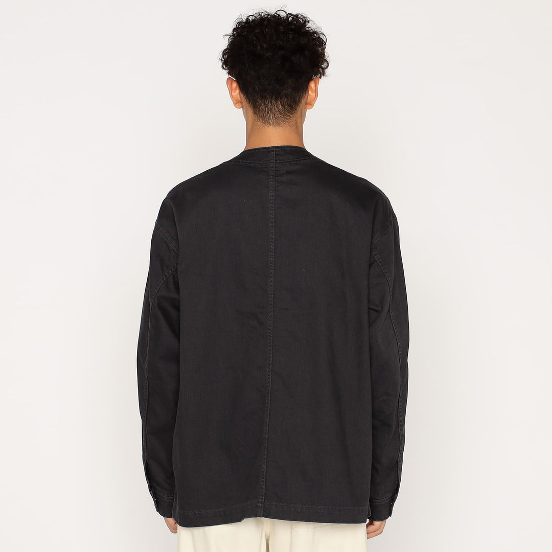 Men's Cotton Drill Collarless Jacket