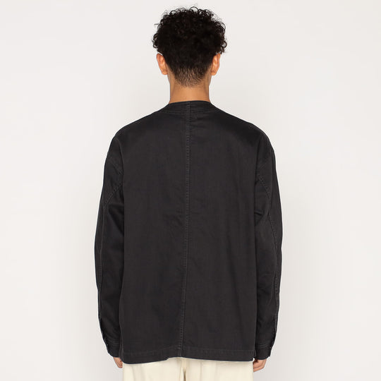 Men's Cotton Drill Collarless Jacket