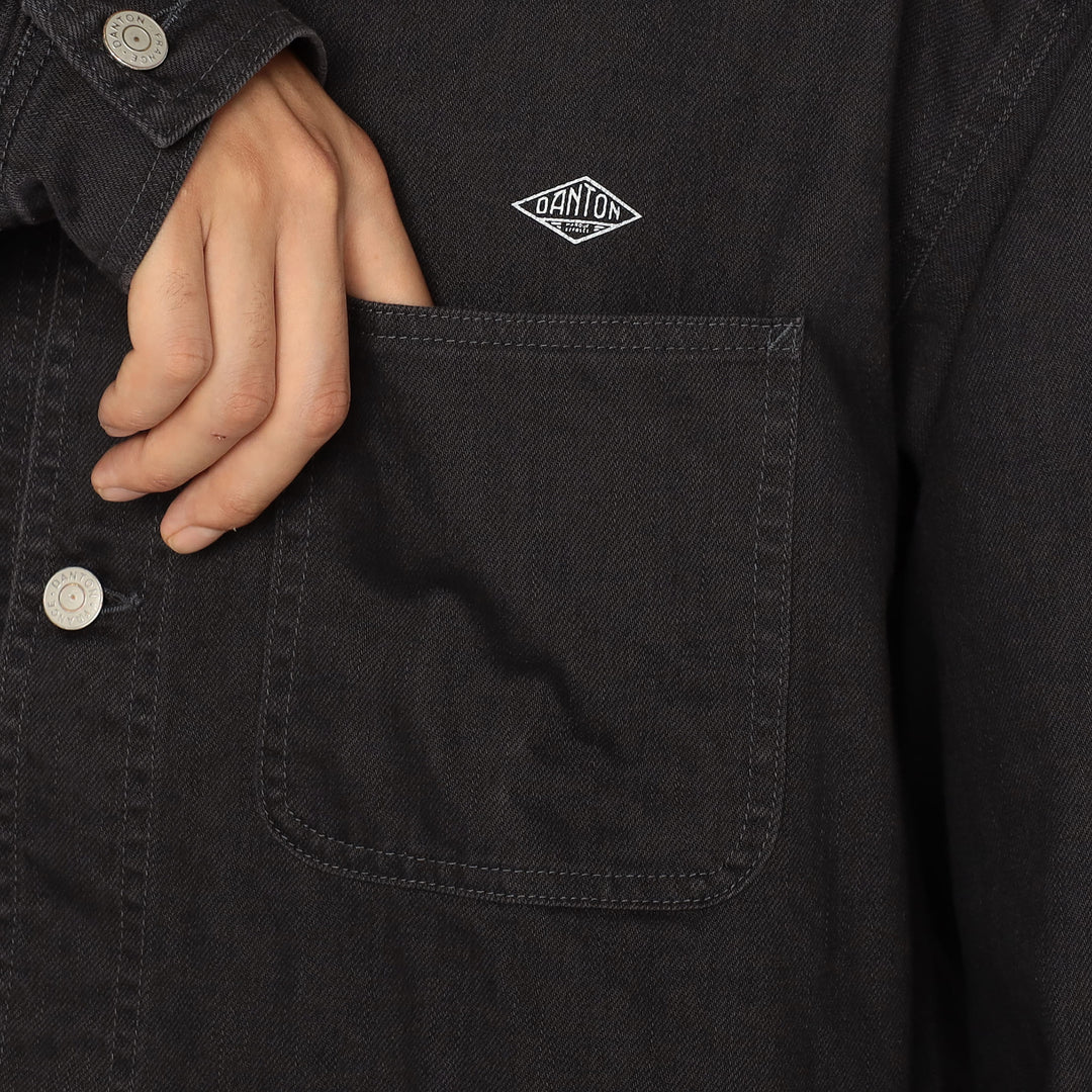 Men's Cotton Drill Collarless Jacket