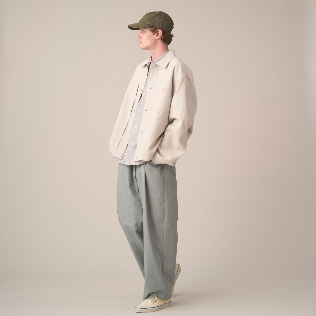 Men's Polyester Twill Jeans Jacket Style Shirt Blouson