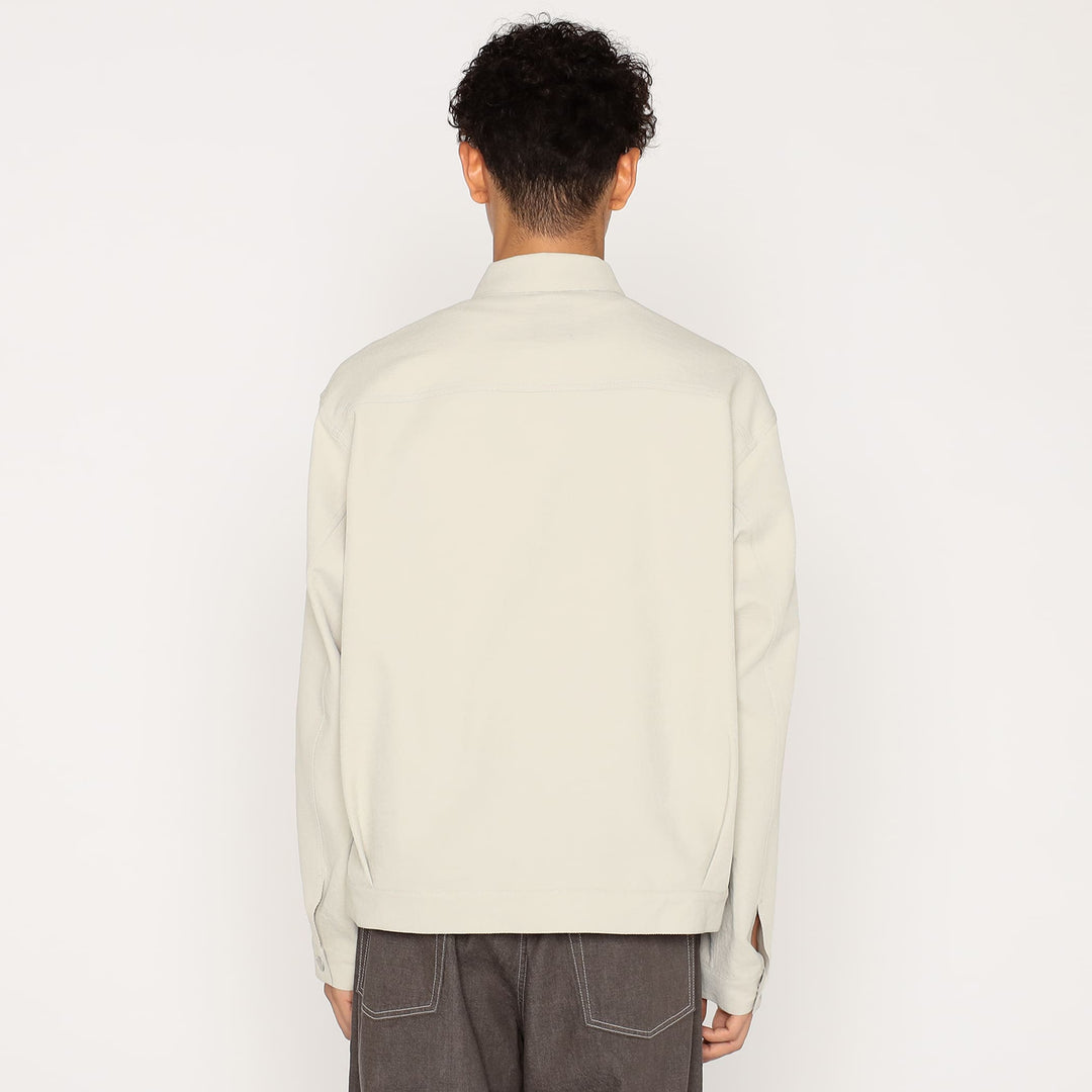 Men's Polyester Twill Jeans Jacket Style Shirt Blouson