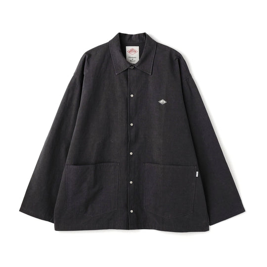 Men's Cotton Linen Coverall Shirt