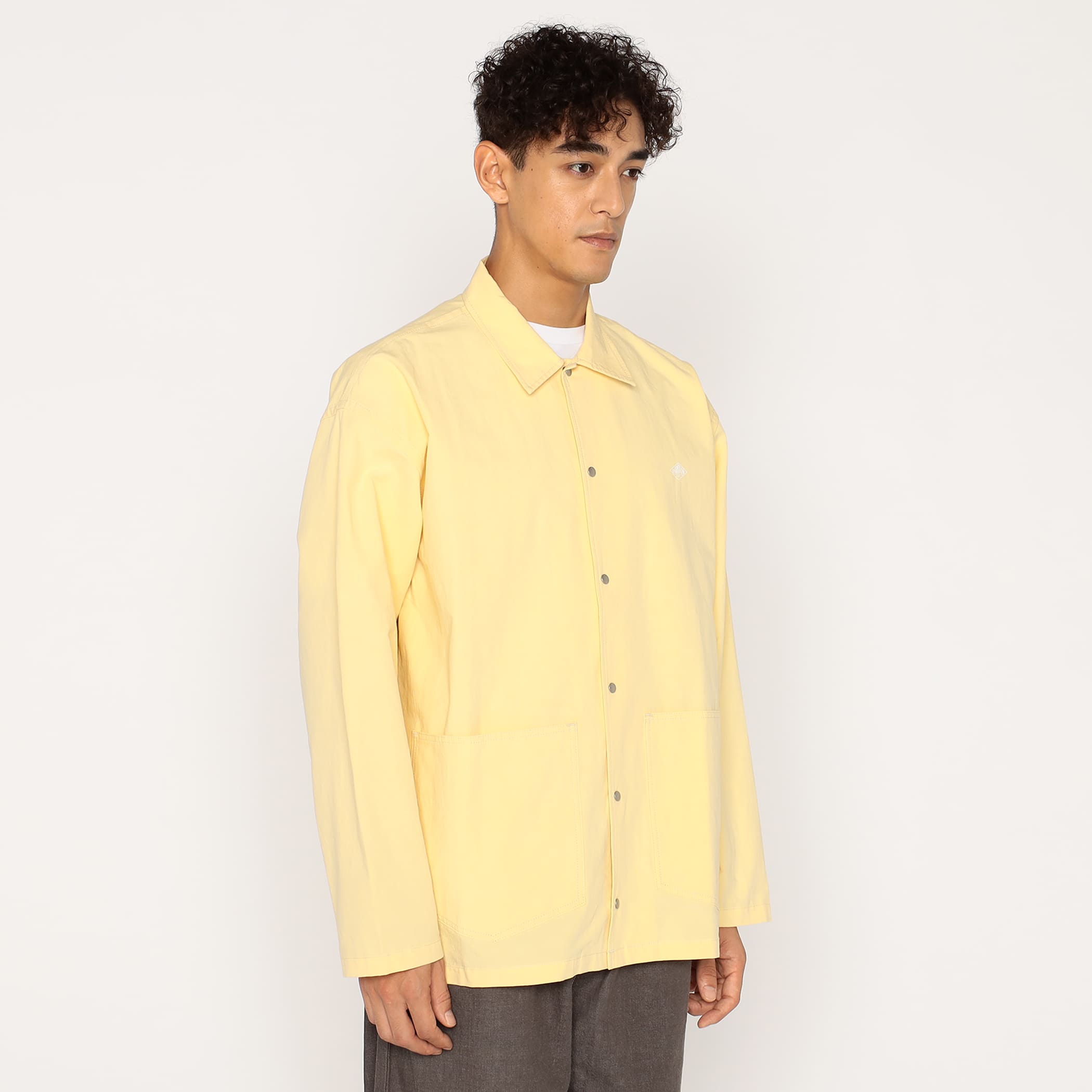 DANTON Men's Cotton Linen Coverall Shirt
