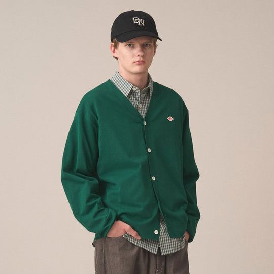 Men's Jersey Knit V-Neck Cardigan