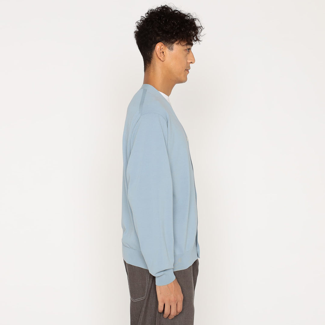 Men's Jersey Knit V-Neck Cardigan