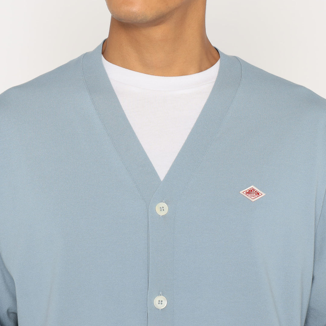 Men's Jersey Knit V-Neck Cardigan