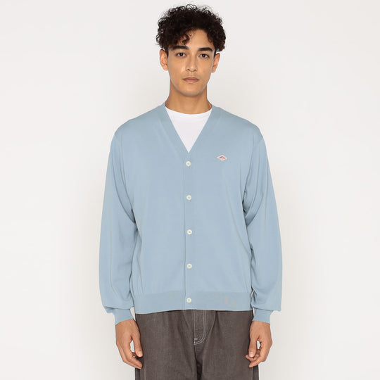 Men's Jersey Knit V-Neck Cardigan