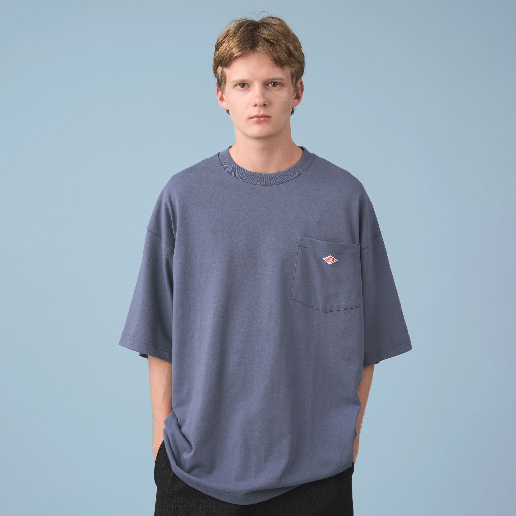 DANTON Men's Big Silhouette Pocket T-shirt