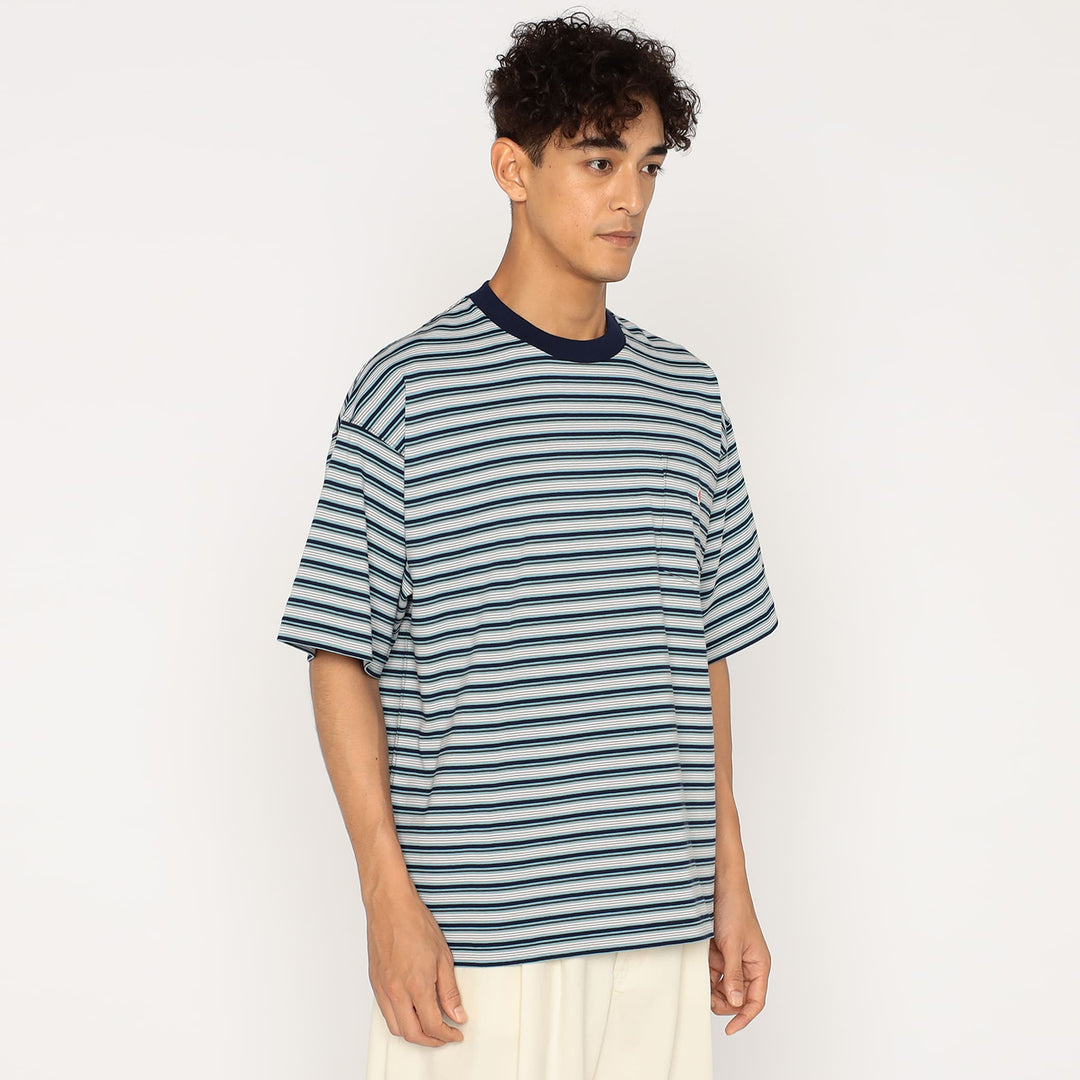 Men's Big Silhouette Pocket T-shirt Stripe