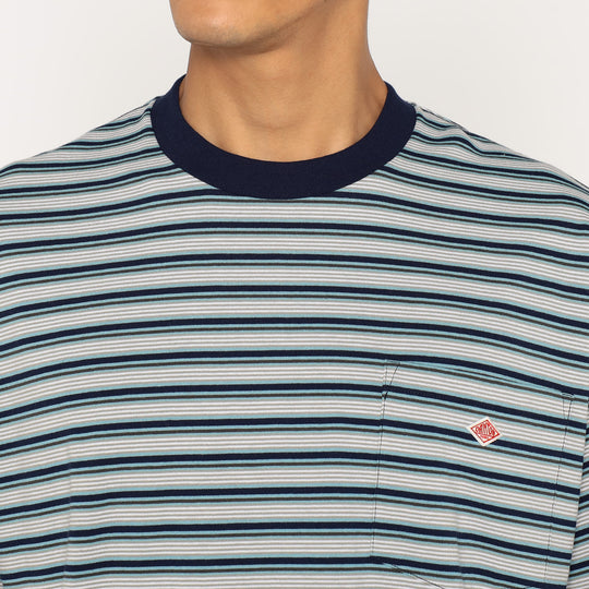 Men's Big Silhouette Pocket T-shirt Stripe