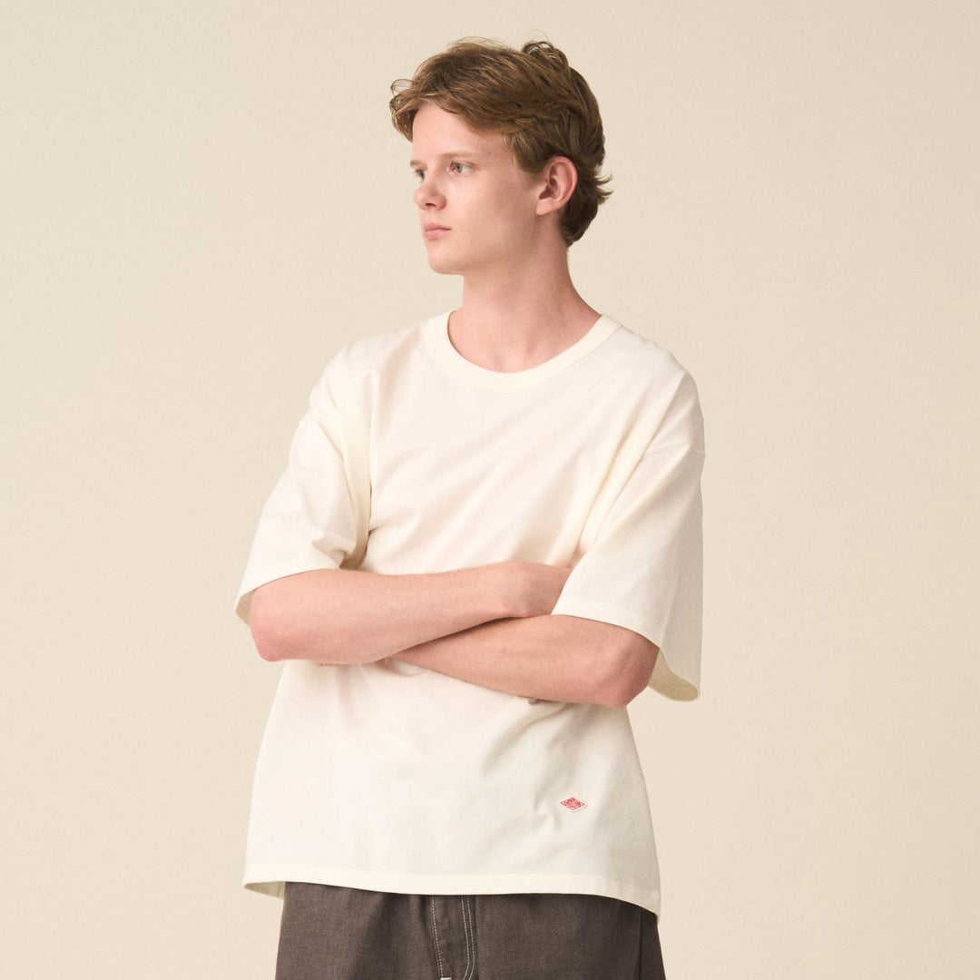 Store-Exclusive Men's Cotton Jersey Big Silhouette T-shirt