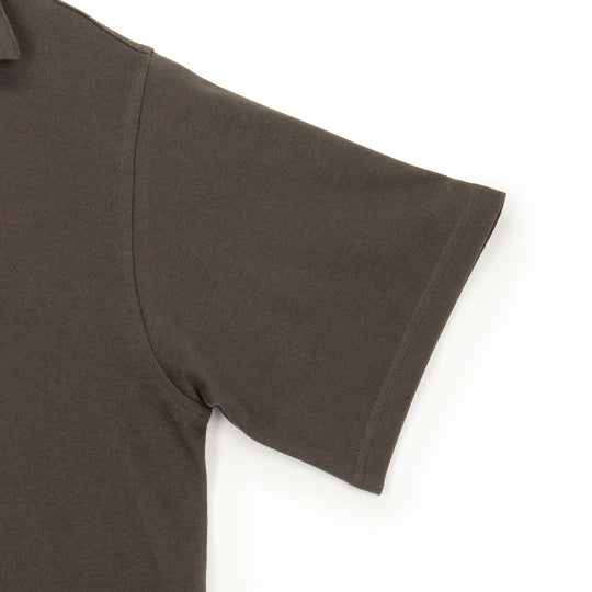 Store-Exclusive Men's Pique Open-Collar Shirt