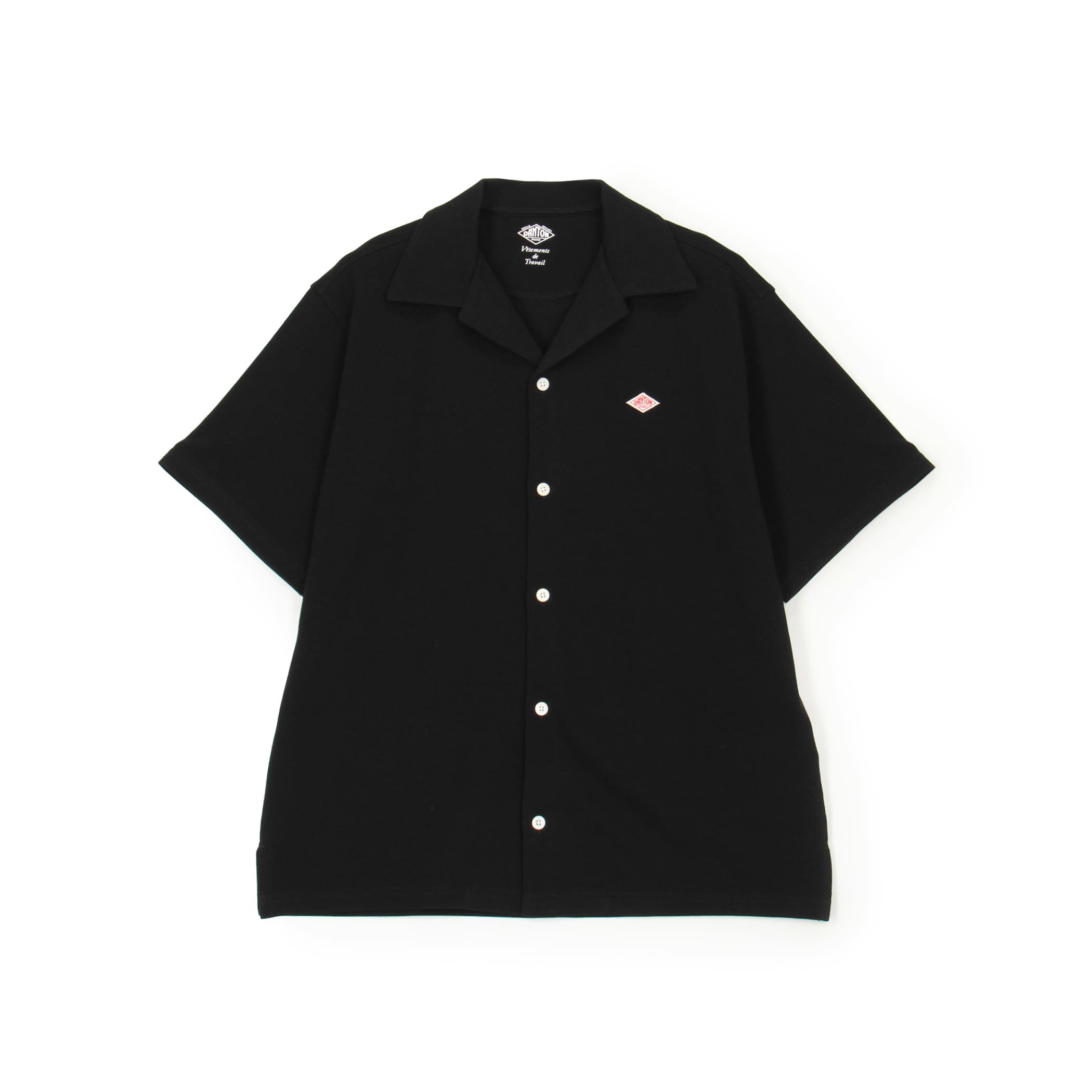 DANTON Store-Exclusive Men's Pique Open-Collar Shirt