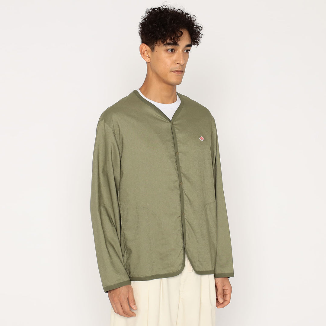 Men's Linen Polyester Cloth Shirt Cardigan