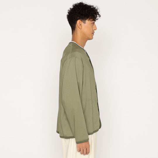 Men's Linen Polyester Cloth Shirt Cardigan