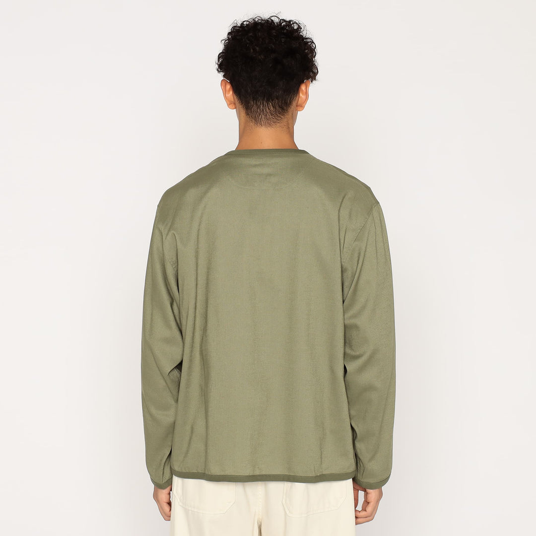 Men's Linen Polyester Cloth Shirt Cardigan