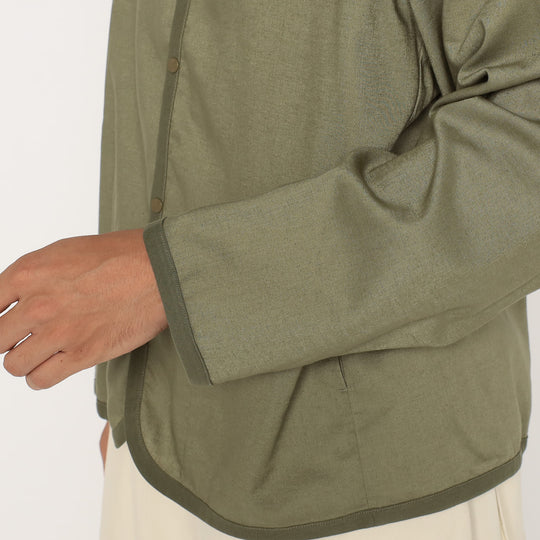 Men's Linen Polyester Cloth Shirt Cardigan