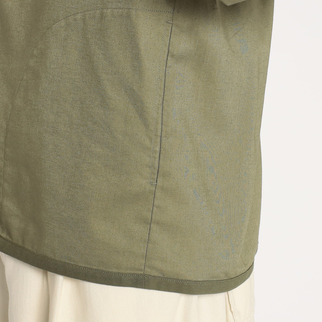 Men's Linen Polyester Cloth Shirt Cardigan