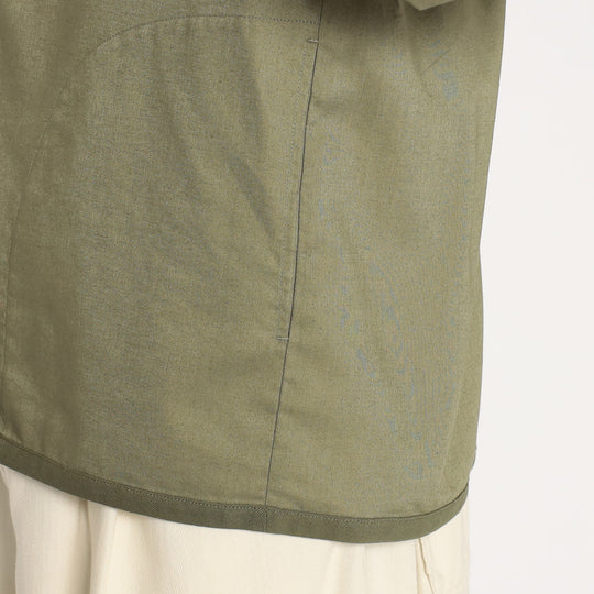 Men's Linen Polyester Cloth Shirt Cardigan