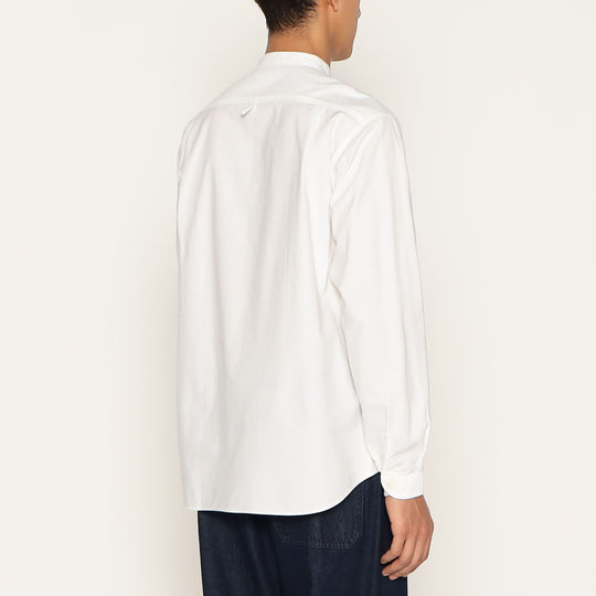 Men's Oxford Band Collar Shirt