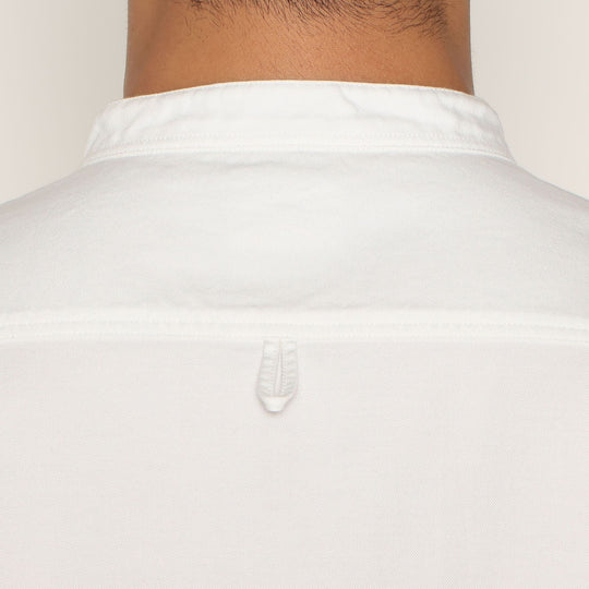 Men's Oxford Band Collar Shirt