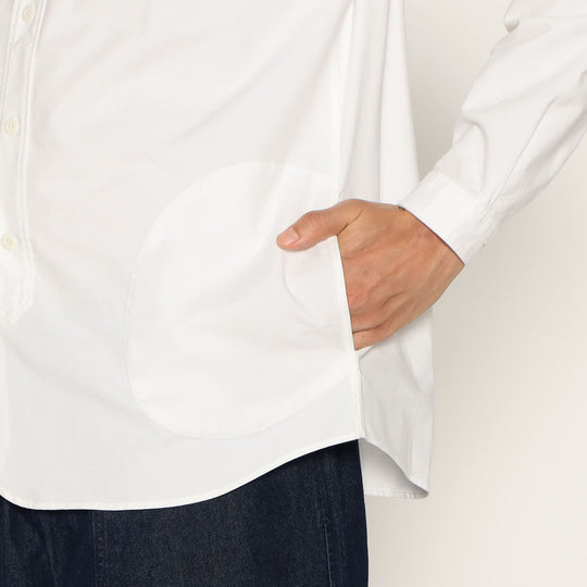 Men's Oxford Band Collar Shirt