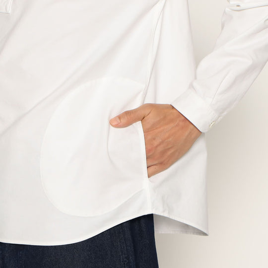 Men's Oxford Round Collar Pullover Shirt