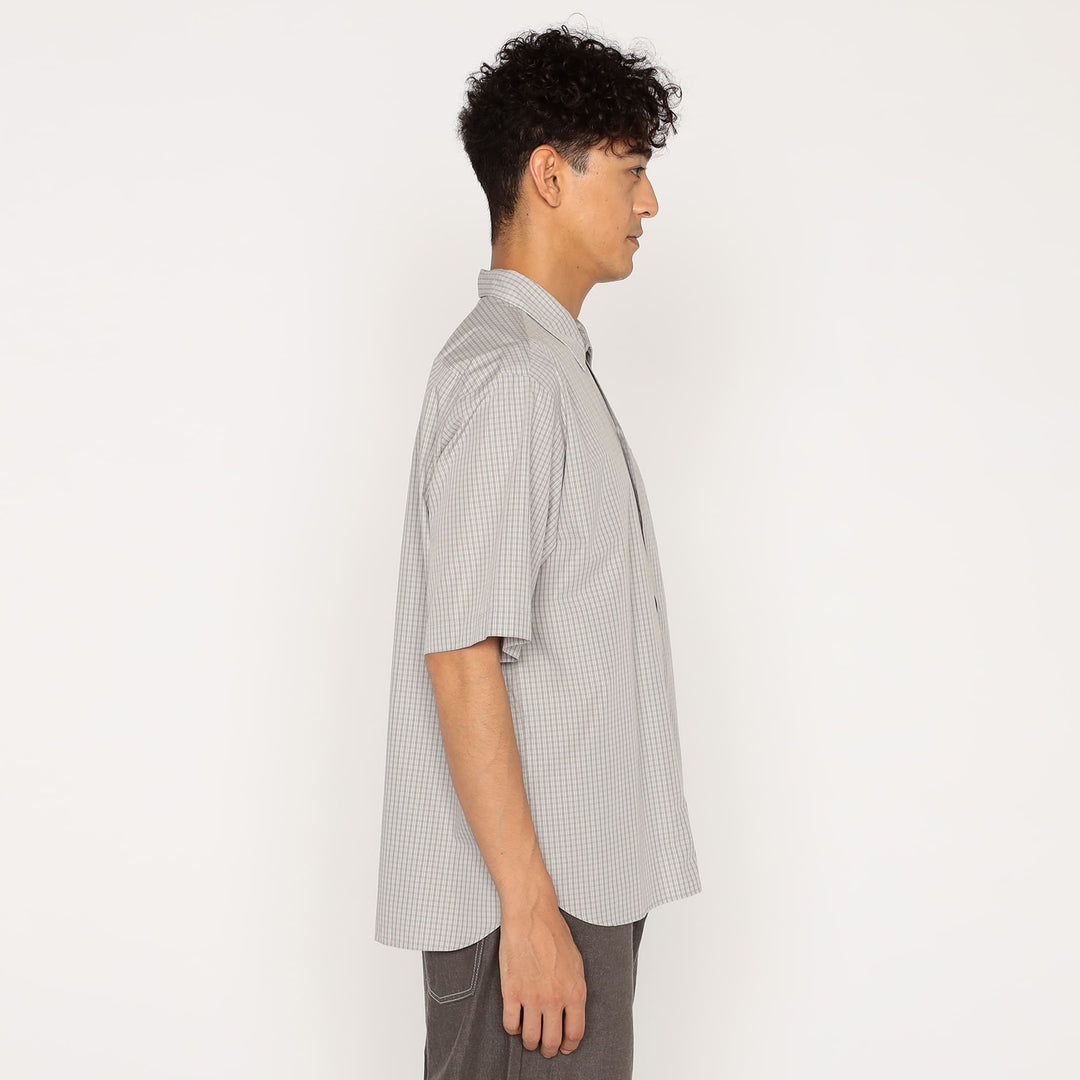 Men's Cotton Poplin Work Shirt Plaid