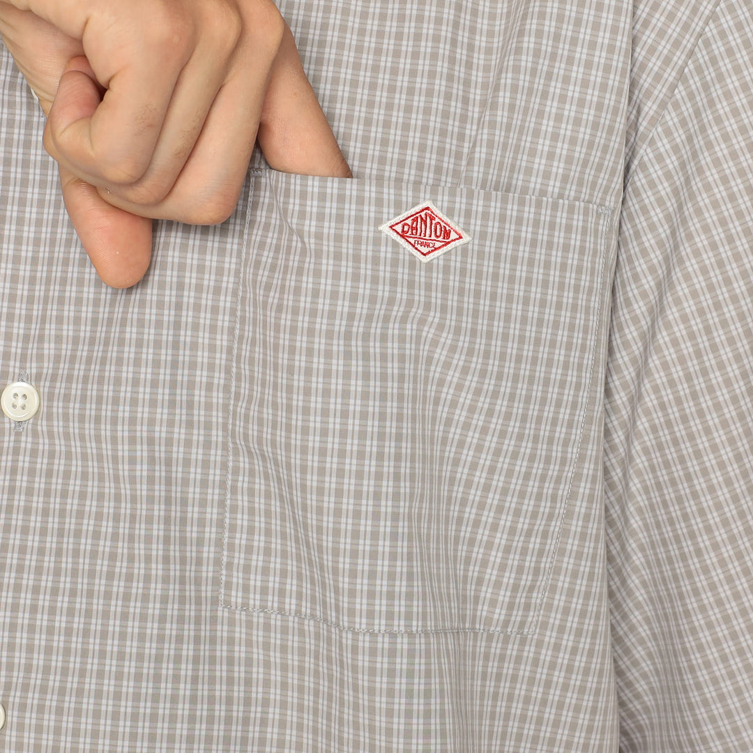 Men's Cotton Poplin Work Shirt Plaid