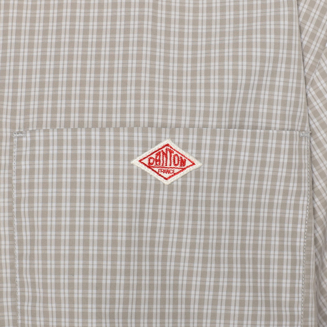 Men's Cotton Poplin Work Shirt Plaid