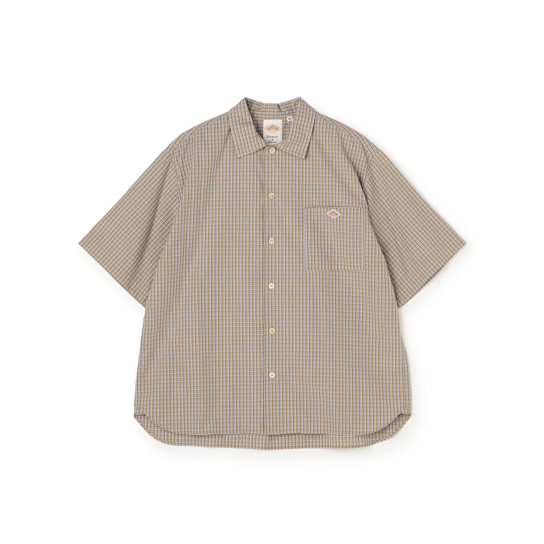 Men's Cotton Poplin Work Shirt Plaid