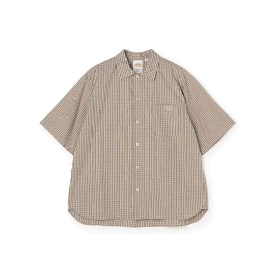 Men's Cotton Poplin Work Shirt Plaid