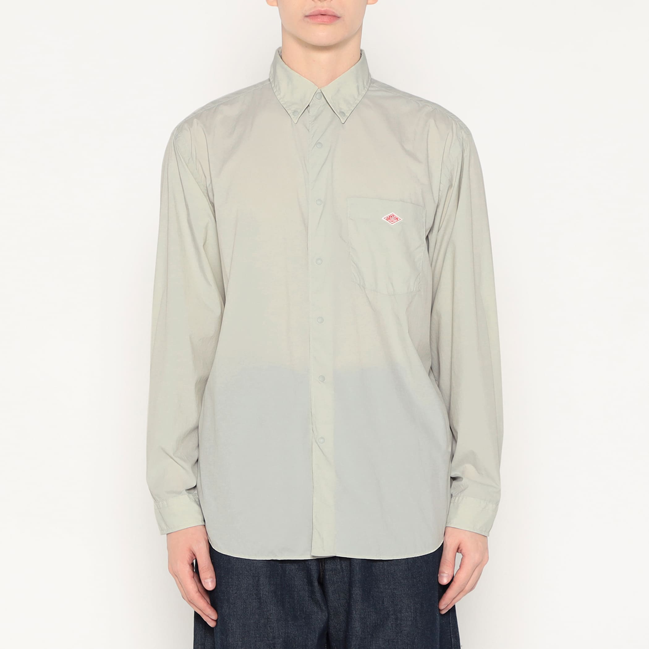DANTON Men's Typewriter Button-Down Shirt