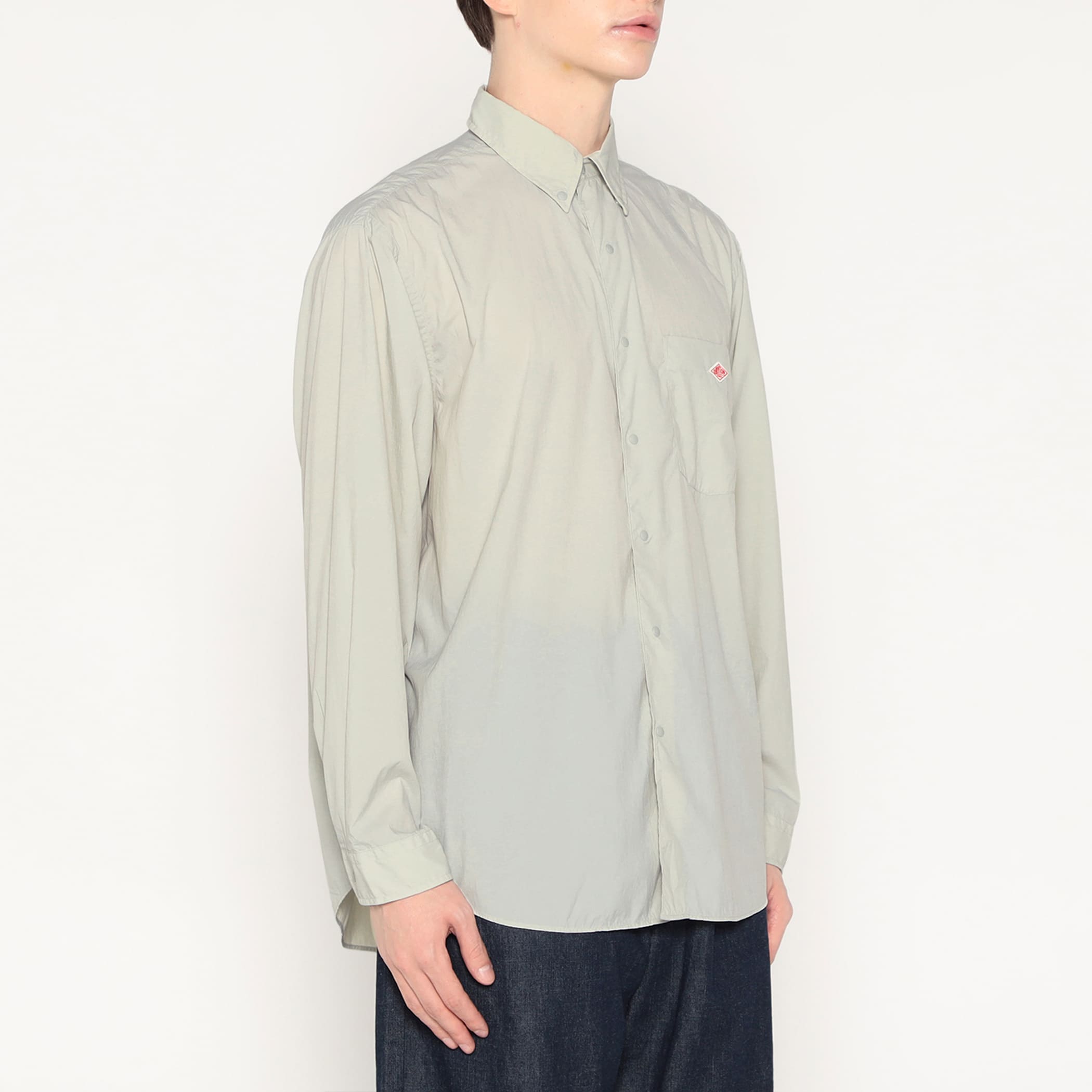 DANTON Men's Typewriter Button-Down Shirt