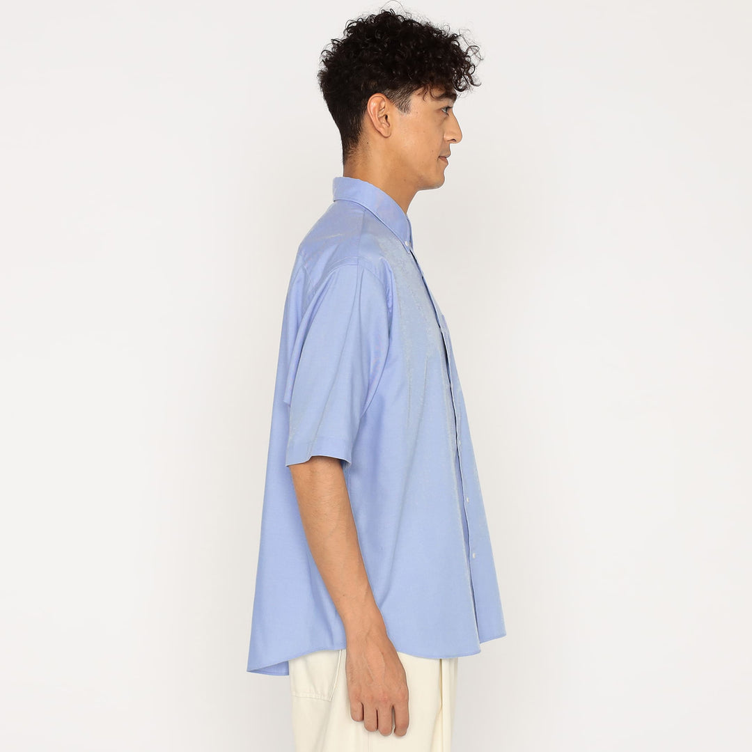 Men's Oxford Short Sleeve Button-Down Shirt