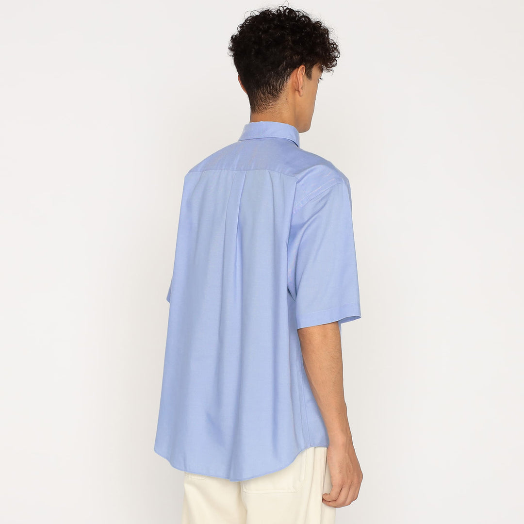 Men's Oxford Short Sleeve Button-Down Shirt